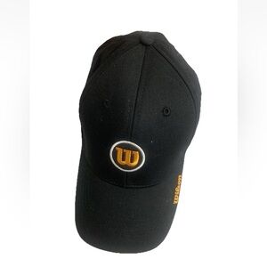 Wilson Black and Yellow Cotton Cap